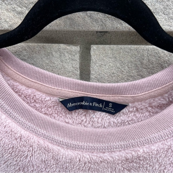 Abercrombie & Fitch Cozy Crew Neck Pullover Sweater - Pink Size S - Picture 8 of 13